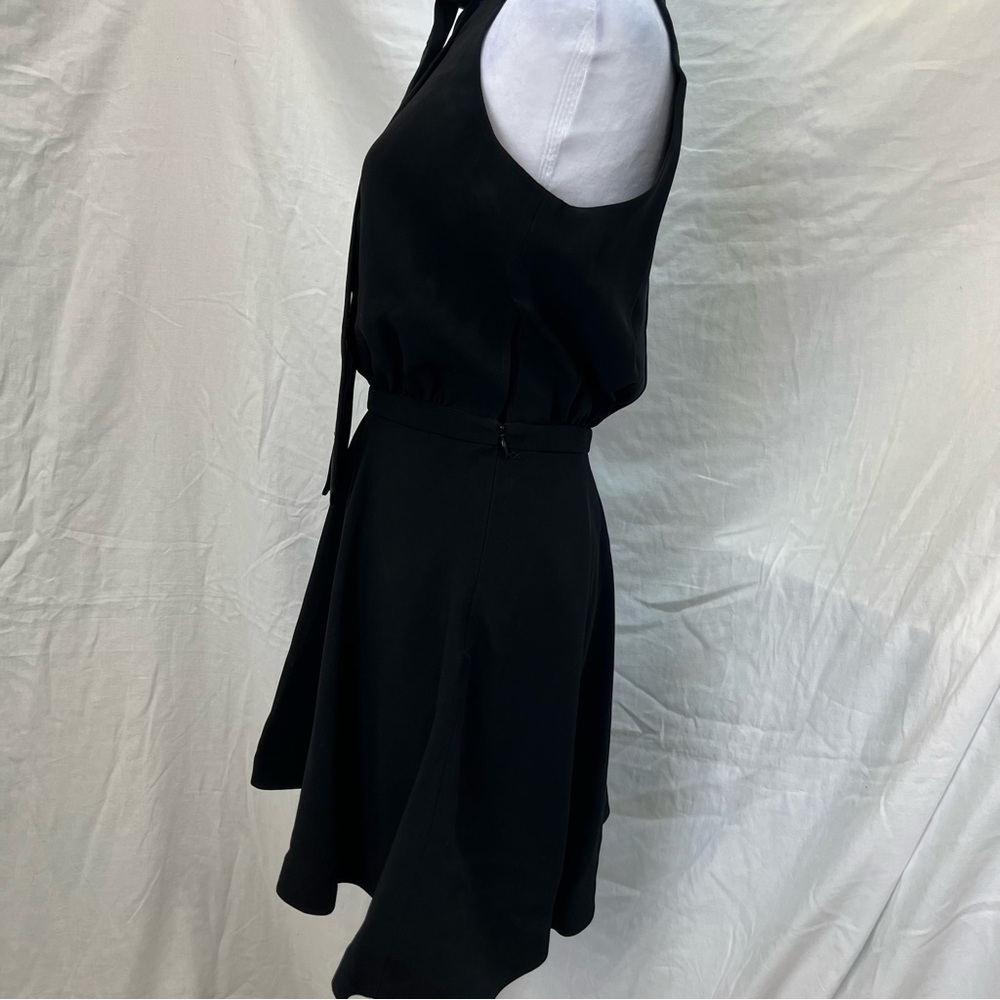 Elizabeth and James black sleeveless dress with tie in front. - Picture 6 of 12